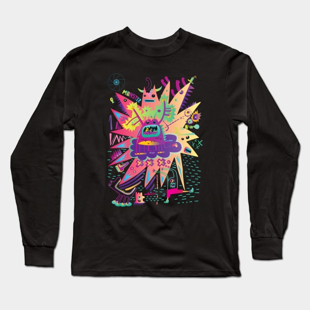 Toxic monster Long Sleeve T-Shirt by now83
